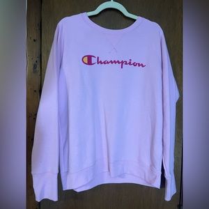 Light Pink Champion Pullover